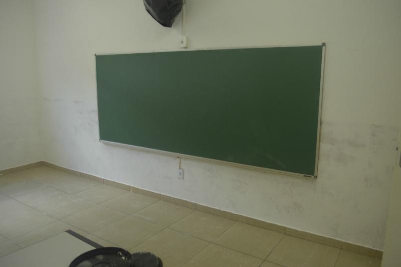 Reforma da sala de aula. 