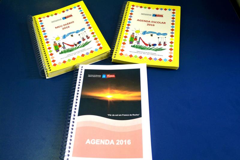 Agenda Escolar e Meu Diário são entregues de forma inédita aos alunos da rede municipal Agenda Escolar e Meu Diário são entregues de forma inédita aos alunos da rede municipal