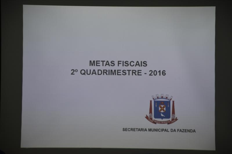 Audiência pública apresenta o cumprimento de metas fiscais do 2° quadrimestre de 2016 em Franco da Rocha, com destaques para a educação e saúde Audiência pública apresenta o cumprimento de metas fiscais do 2° quadrimestre de 2016 em Franco da Rocha, com destaques para a educação e saúde