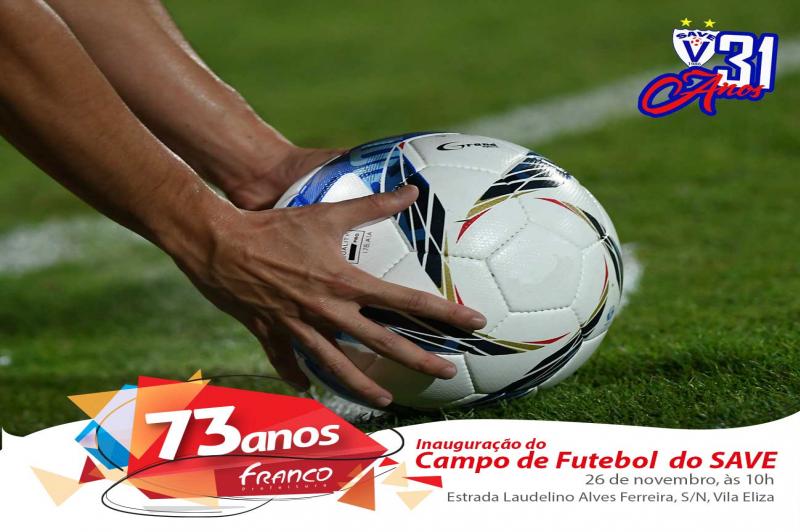 Campo do Save será entregue no domingo Campo do Save será entregue no domingo