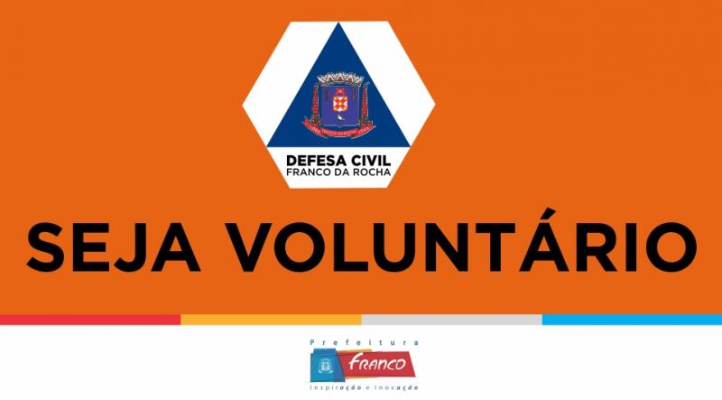 Defesa Civil disponibiliza cadastro para quem deseja ser voluntário