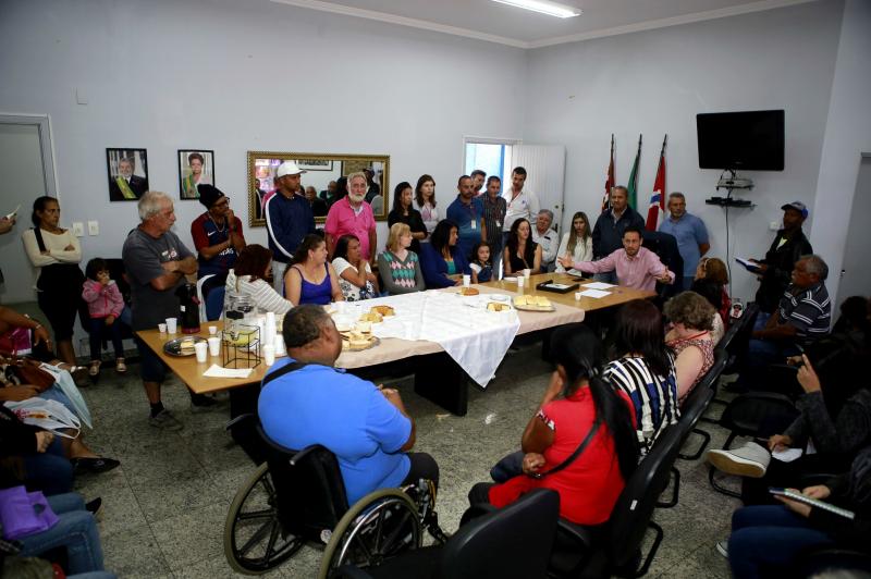 Na primeira edição do ano, mais de 50 moradores de Franco participam do Café com o Prefeito Na primeira edição do ano, mais de 50 moradores de Franco participam do Café com o Prefeito