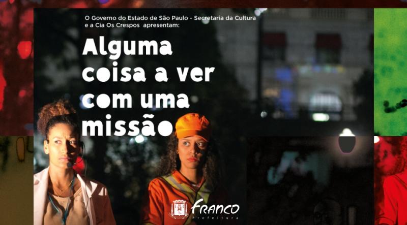 Franco recebe Companhia de Teatro que vai promover debate sobre racismo Franco recebe Companhia de Teatro que vai promover debate sobre racismo
