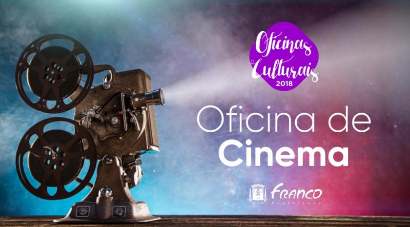Faça sua inscrição para a oficina de cinema e descubra um novo mundo por trás das câmeras Faça sua inscrição para a oficina de cinema e descubra um novo mundo por trás das câmeras