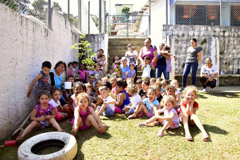 Em comemoração ao Dia da Árvore, EMEBs recebem muda de Pau-brasil Em comemoração ao Dia da Árvore, EMEBs recebem muda de Pau-brasil