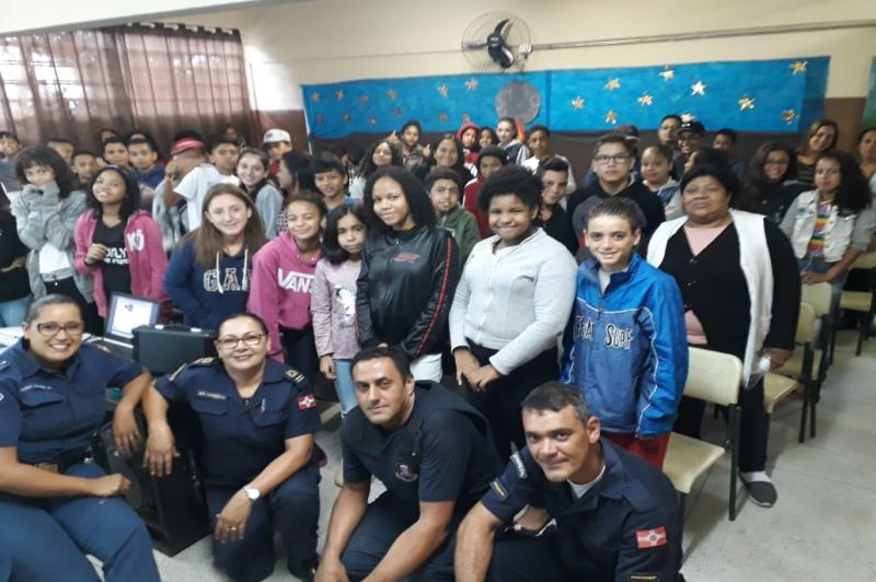 GAEP retoma palestras do Programa Força Jovem nas escolas do município GAEP retoma palestras do Programa Força Jovem nas escolas do município